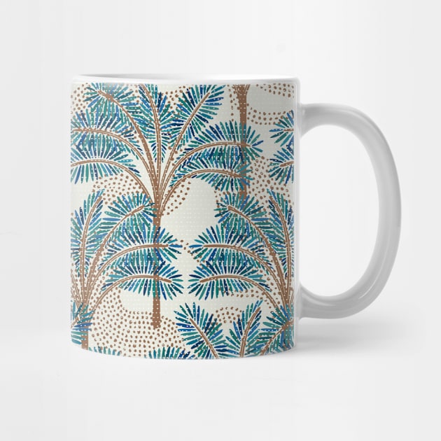 Exotic Palms No. 001 / Tropical Plants in Turquoise by matise